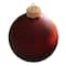 Whitehurst 6 Pack 4" Matte Glass Ball Christmas Ornaments